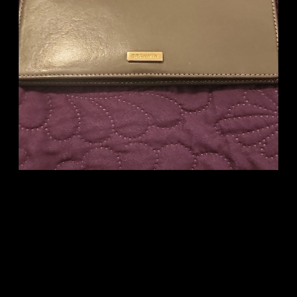 Brahmin Brown Leather Wallet